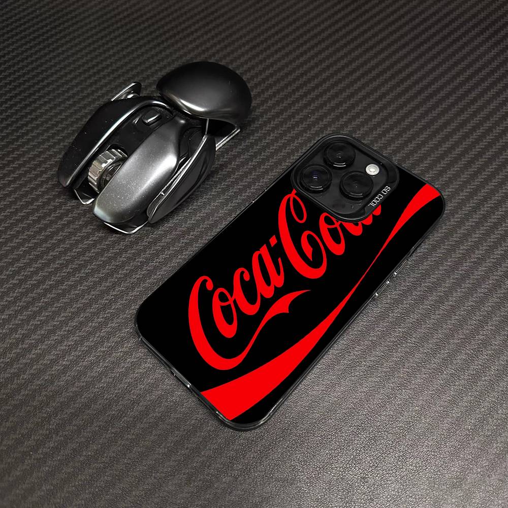 C-Coca C-cola Винтажный Логотип Для IPhone 17 16 15 14 13 12 11 Pro Max Plus Матовый Цветной Задний Чехол Для Телефона