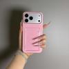 Чехол-кошелек 2-в-1 с держателем для карт для iPhone 17 Air 16 15 14 13 12 Pro Max 11, Конфетный цвет, Прозрачный, с зажимом для фото, Сумка-чехол