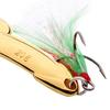 Metal Fishing Lure Bass Freshwater Saltwater Casting Hard Bait Treble Hook