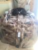 Men's Waterproof Camouflage Cotton Jacket, Anti-Cold, Detachable, Mid-Length, Long Sleeve