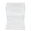 Clear Display Case for Miniature Figures PET Stackable Display Box with Magnetic Door Detachable