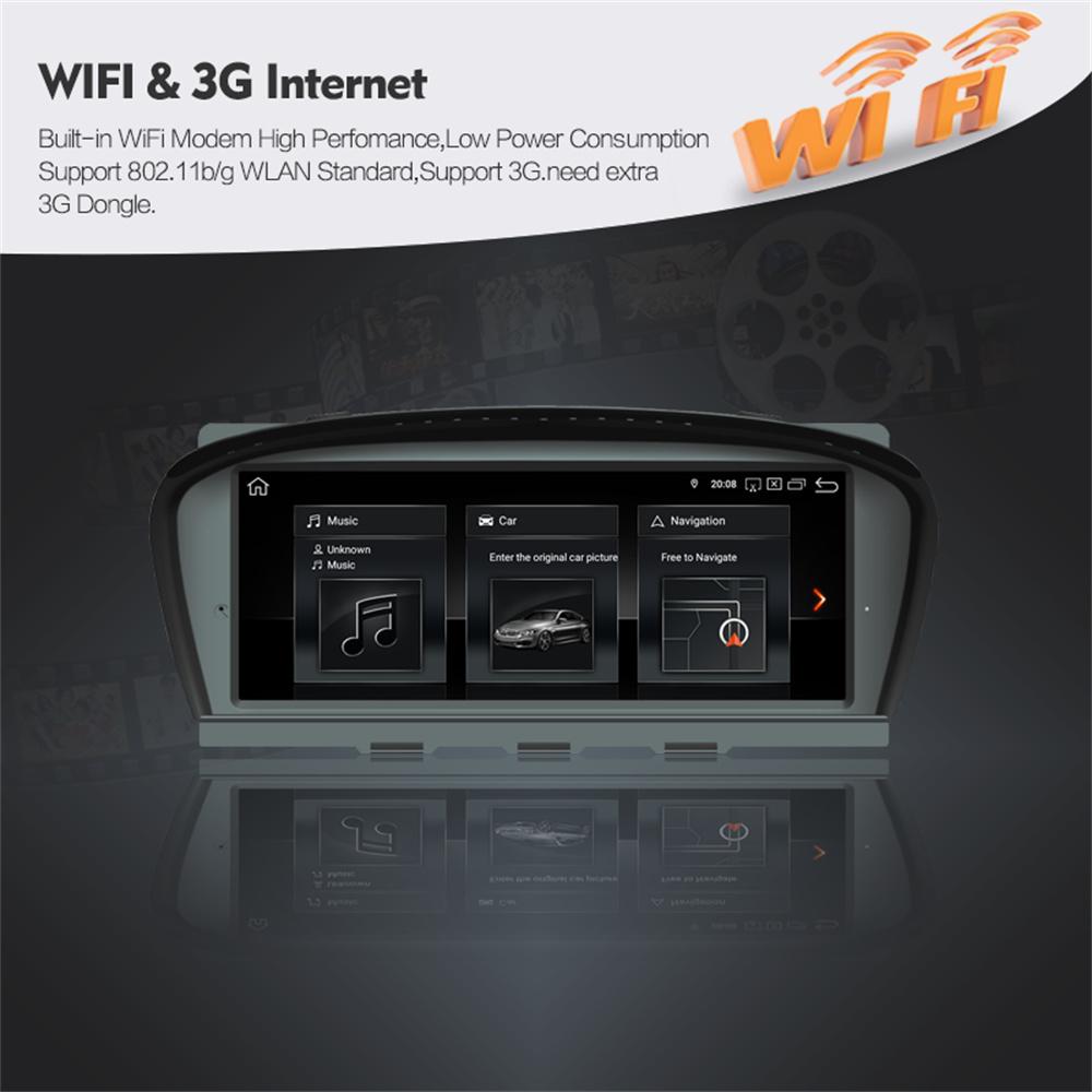 8,8'' Для BMW E90 E91 E60 Система CCC Carplay 2+32 ГБ Стерео Радио GPS Головное Устройство