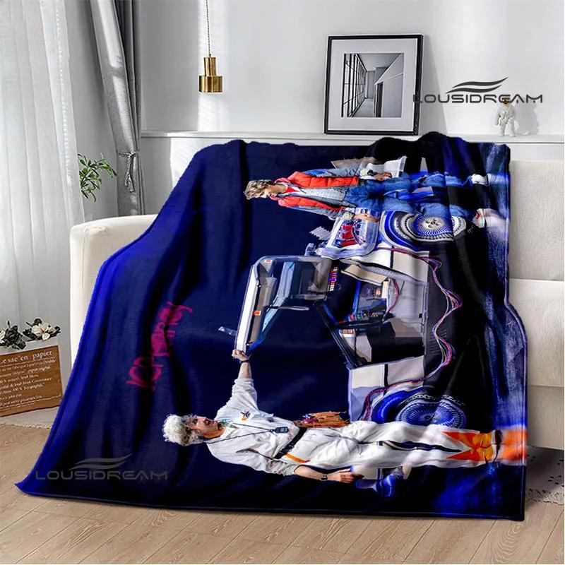 Movie Back To The Future blankets picnic blanket Warm Flannel blankets Soft and comfortable blanket bed linings Birthday Gift