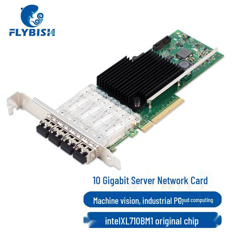FLYBISH 10 Gigabit Fiber Optic Network Card