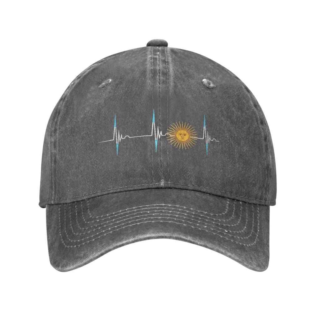 Argentina Flag Argentine Pride Unisex Style Baseball Cap Distressed Denim Caps Hat Vintage Unstructured Soft Snapback Hat