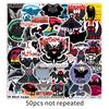 Mothman Stickers Urban Legend Mysterious Creature Mothman Waterproof Halloween Decorative Stickers