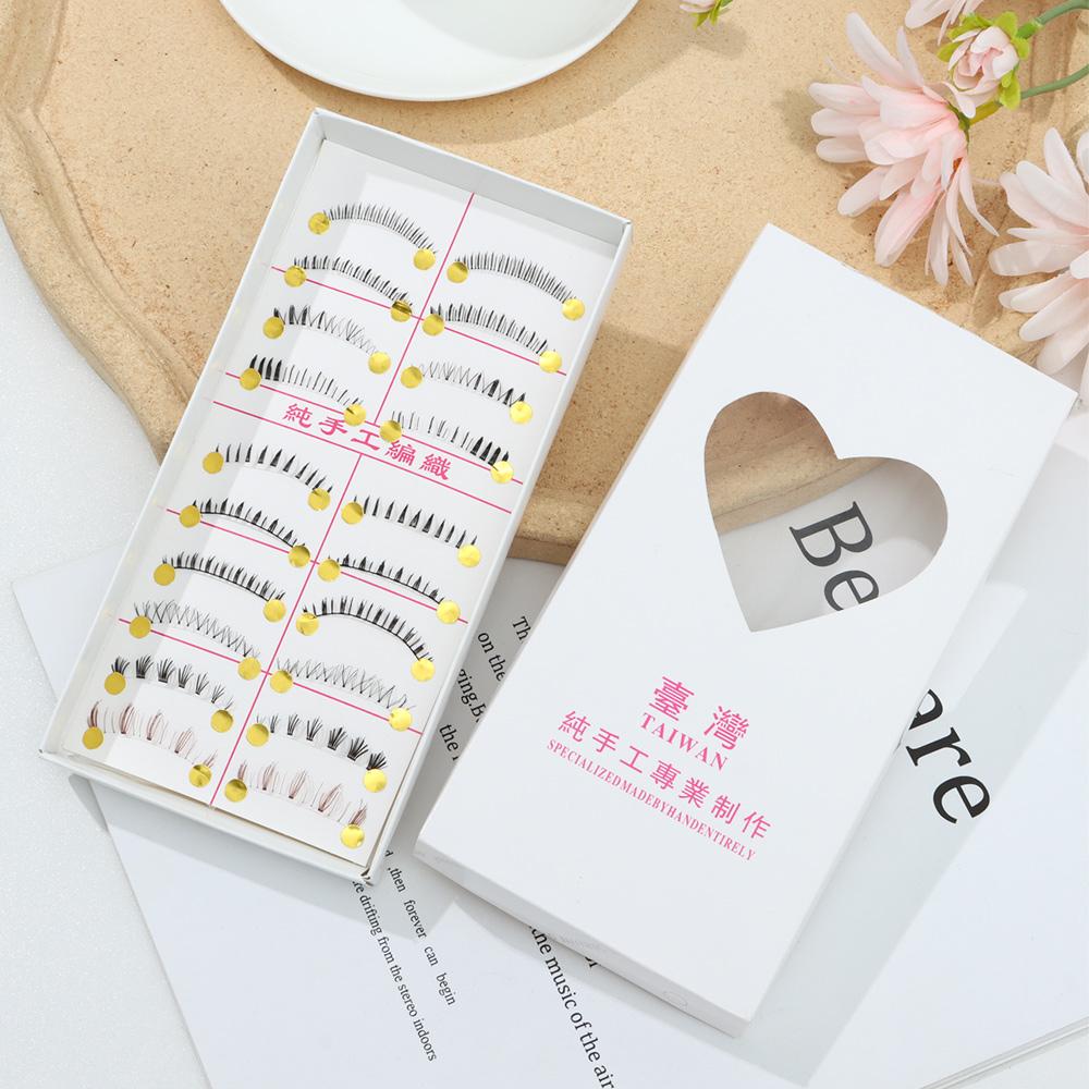 10 Pairs Hot Fake Different Handmade Lower Bottom Eye Lashes False Eyelashes