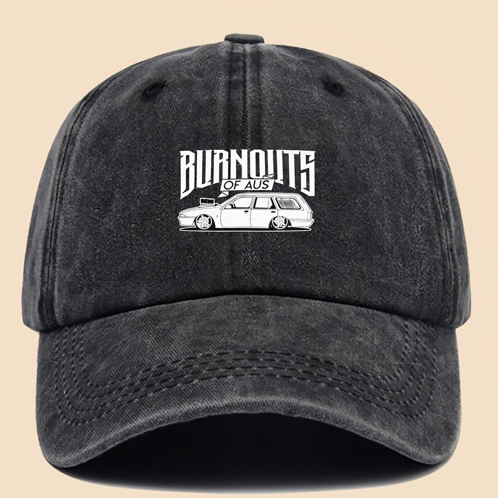 Trendy style pattern car culture theme printed baseball cap trucker hat dad hat
