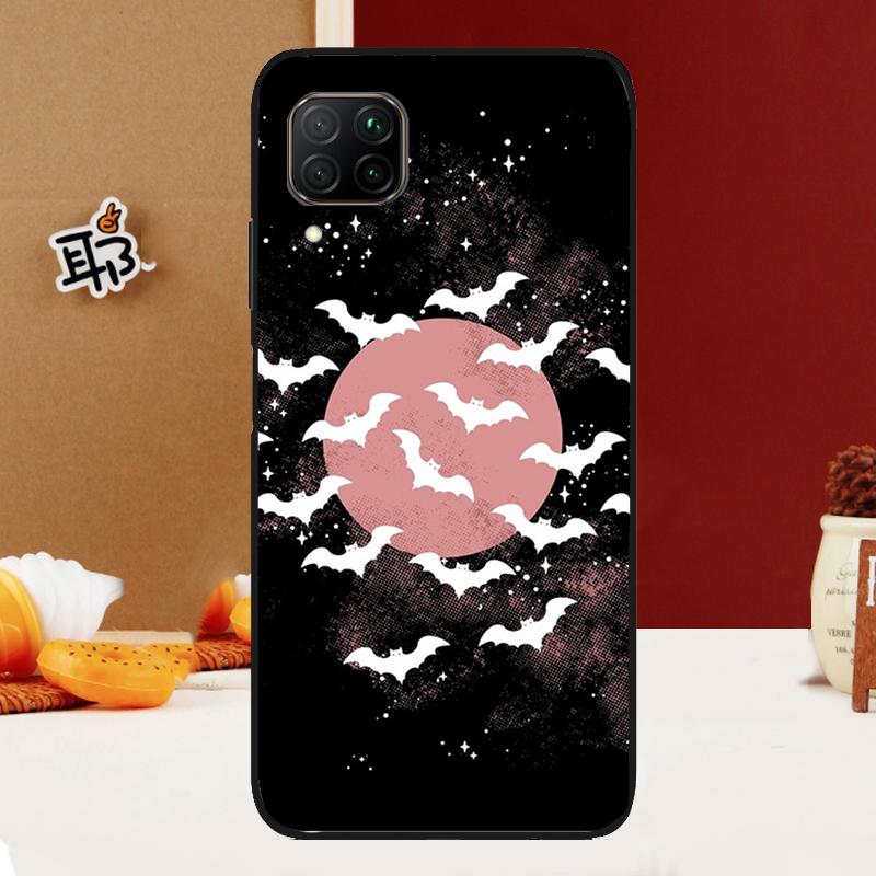 Готический Ужас Летучие Мыши Полная Луна Для Huawei Nova 10 9 SE Nova 5T 11i 8i 3i Y90 Y91 Y70 Y60 Y61 P20 P30 P40 Lite P60 Pro Чехол