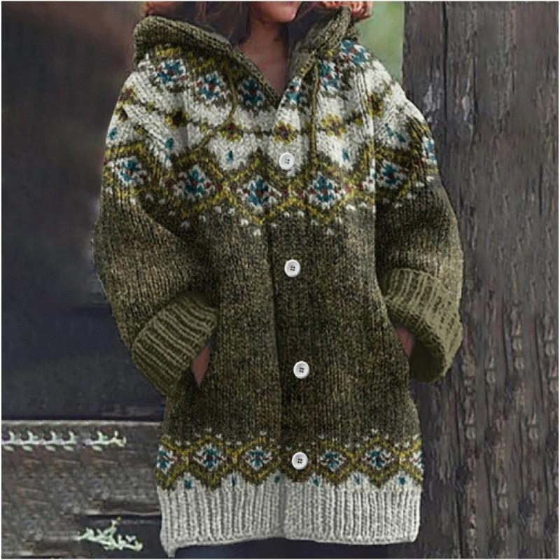 Halloween Animal 3D Print Hooded Cloak Coat Womens Streetwear Casual Long Cardigan