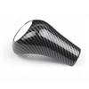 Carbon Fiber style Car Gear Shift Knob Decorative Cover Fit For Mercedes For Benz W204 W212 A C E GLS Class Handle Sleeve Shell