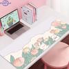 Игровой коврик для мыши 900x400, коврик для стола с аниме, милый кролик, резиновые аксессуары, коврик для клавиатуры, коврик для стола в офис