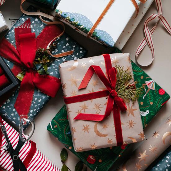 12 шт. рождественские бархатные банты, красные ленточные бархатные банты с золотыми завязками для украшения рождественской елки, гирлянды