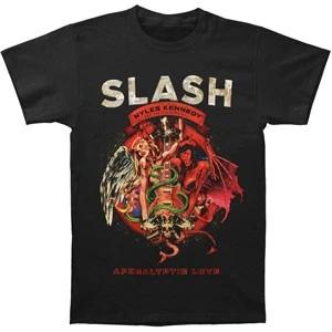 Мужская футболка с принтом Slash Apocalyptic Love, размер S, черная