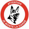 French Prire de Ne Pas Stationner Jour  Nuit  H  J No Parking HD Print Metal Tin Sign  Featuring Retro Circular Tr