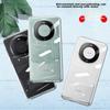 ESCASE Huawei Mate60 Phone Case Protective Cover, Shockproof Full Coverage/soft Silicone (With Lanyard Hole) Protective Case, Transparent