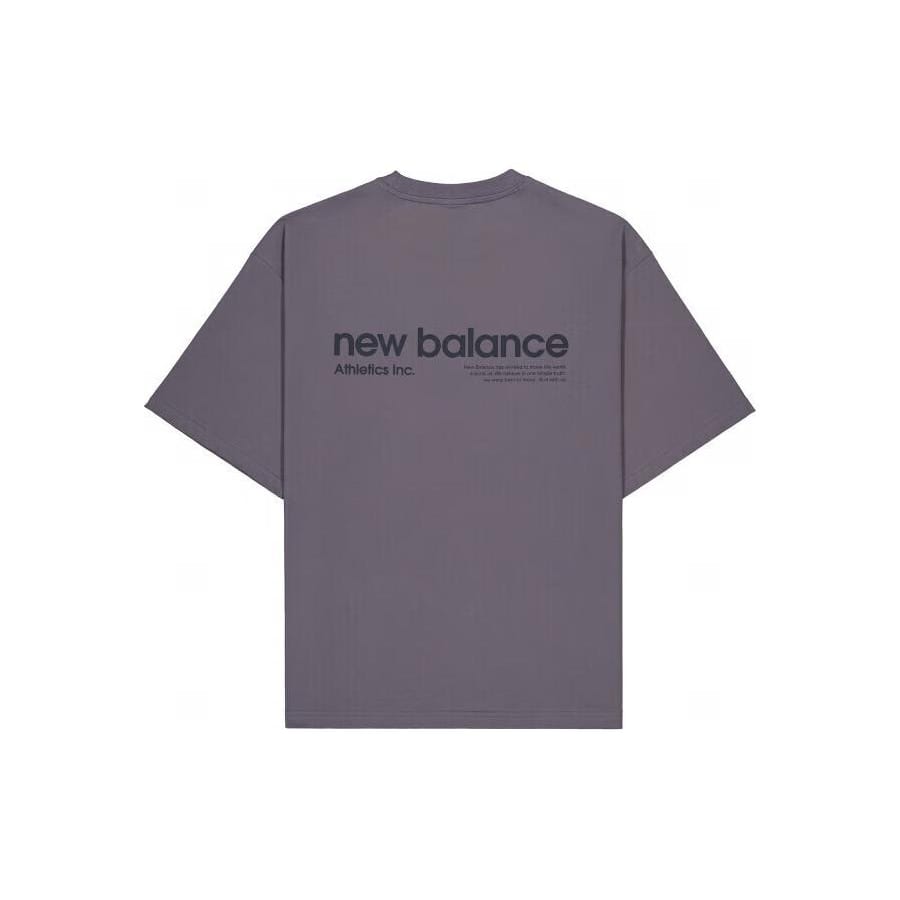New Balance Мужская футболка SS24 Угольно-серая AMT42335-CAS