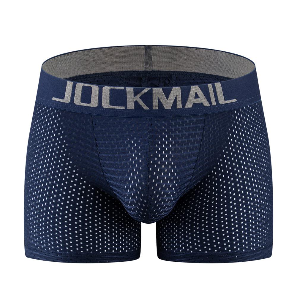 JOCKMAIL Мужские боксеры-брифы пуш-ап с сетчатой подкладкой для улучшенной посадки
