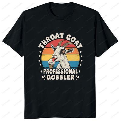 Футболка с надписью Throat Goat Professional Gobbler Ice Cream