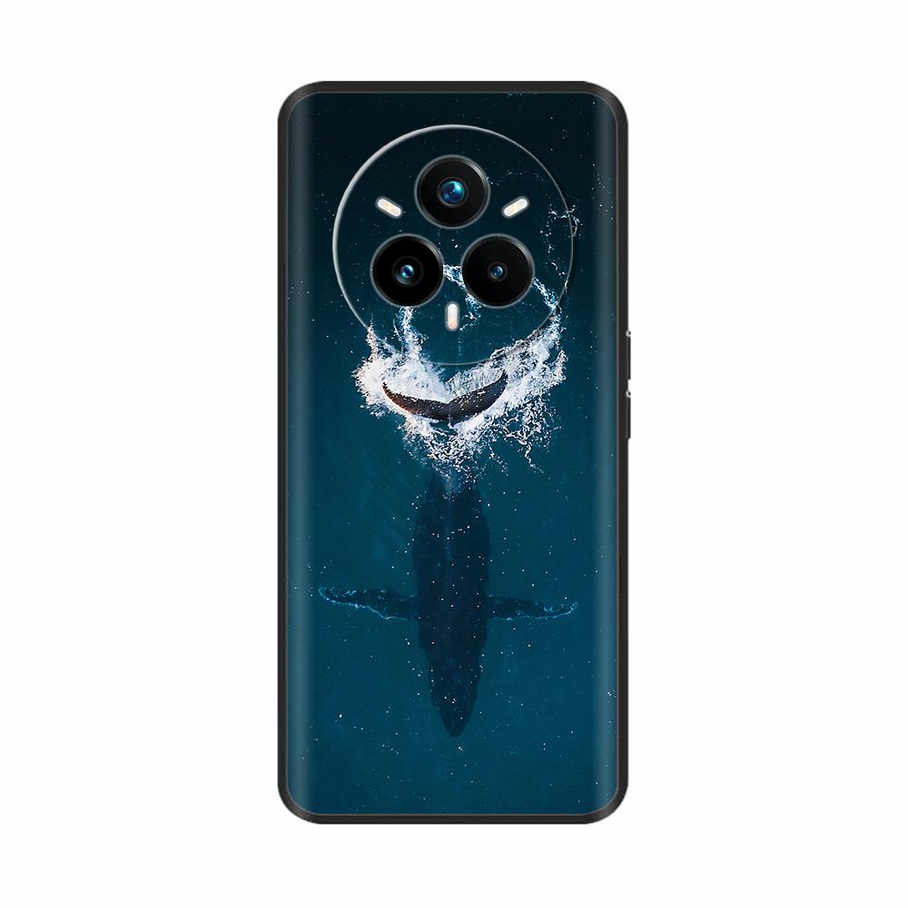 Чехол для Realme 14 Pro Plus Милый Мягкий ТПУ Силиконовый Черный Чехол для Funda Realme 14 Pro Plus 5G Задняя Крышка Чехлы для Телефона Realme14Pro+