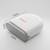 Compact Dental Appliance Storage Box In White For Onthego Use And Hygiene