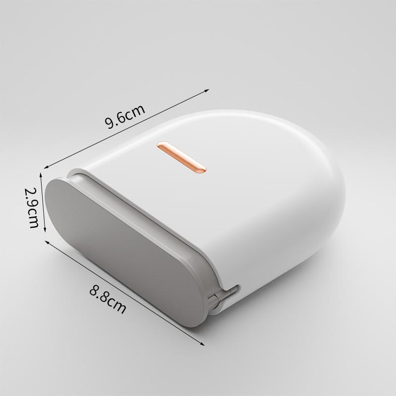Compact Dental Appliance Storage Box In White For Onthego Use And Hygiene