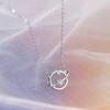 Ожерелье Flash Diamond Dream Universe Starry Sky Женское Простое Дизайн Ключичная Цепочка Темперамент Планета Ожерелье