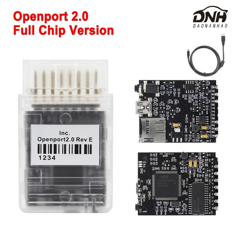 Openport 2.0 J2534 PassThru Full Chip Auto ECU Flash Tuning OBD2 Car Diagnostic Scanner Tool For Mercedes Benz
