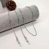 Очки Diy аксессуары женские солнцезащитные очки цепочка цилиндр бусина цепочка анти-падение очки шнур ожерелье