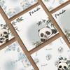 1 Piece Cartoon Adhesive Cute Kawaii Panda Notes Notepad Memo Pad Office School Supplies Stationery Sticker Decoration