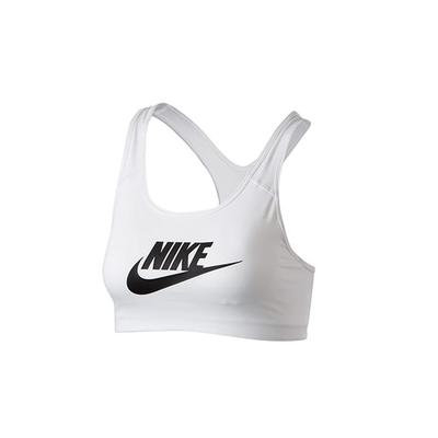 Женский спортивный топ-бра для тренировок с логотипом Swoosh Белый 899371-100