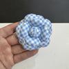 High-End 6.6cm Pu Leather Camellia Children's Fashionable Multi-Color Brooch Pins Small Fragrant Flower Brooch for Anniversary