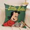 The Little LLulu Show Cushion Cover Silky Short Plush DoubleSided Printed Pillow Case for Sofa All Seasons Home Decor Gift