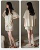 Xuan Liang Pajamas Women's Summer Thin Ice Silk Short sleeved Shorts Summer Cooling Simulation Silk Large Home Furnishing Set