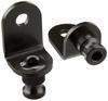 KITACO Turn Signal Brackets Universal Set of (L-Shaped Type), Universal, 2, Black, 512-0500950
