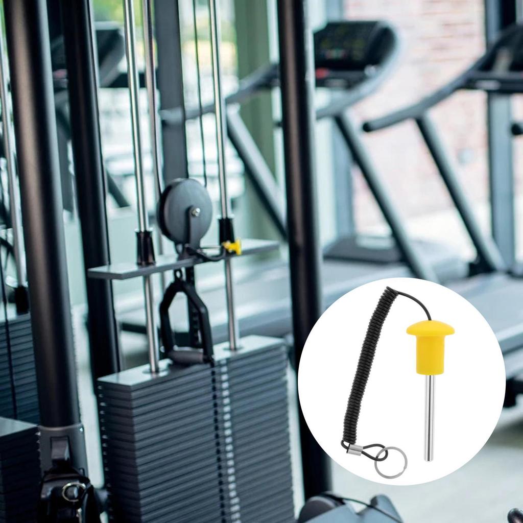 Selector Pin for Weight Stack with Pull Rope Training