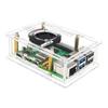 Акриловый корпус для Raspberry Pi 5 с вентилятором охлаждения