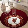 1pc L-Liverpool Print Round Carpet Chair Round Carpet Suitable for Bedroom Living Room Home Decorative Carpet