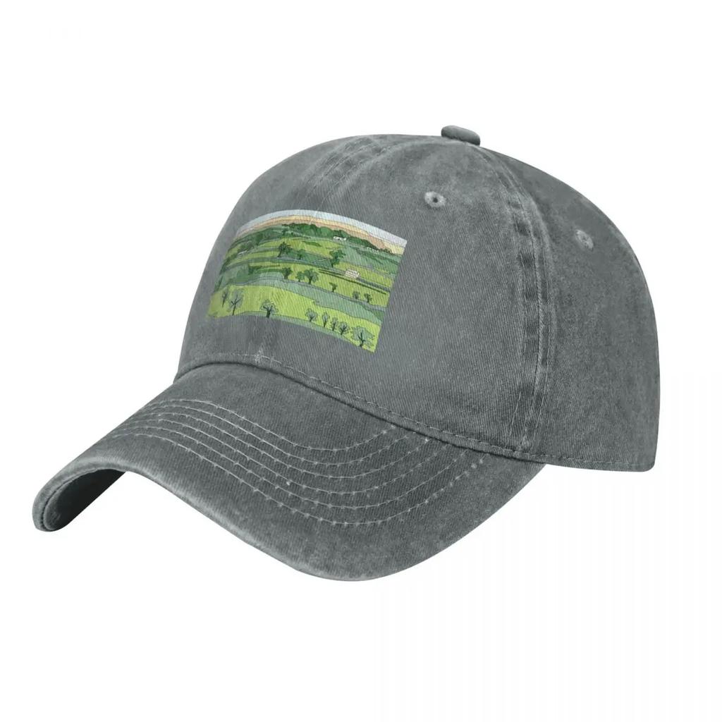 Swaledale Yorkshire Dales National Park digital art Baseball Cap Golf Hat Luxury Hat New In Hat For Women Unisexs