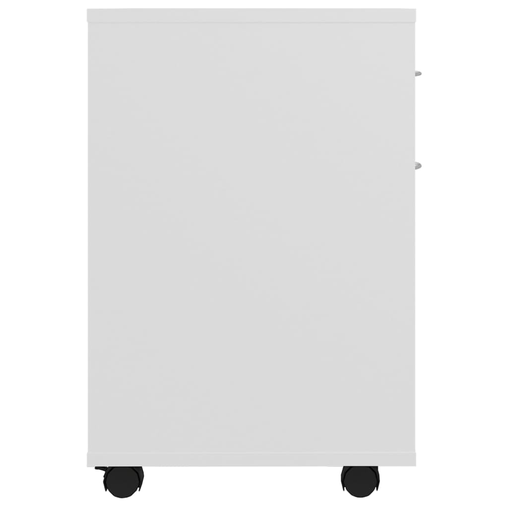 Mobile Cabinet White 45 x 38 x 54 cm Particleboard