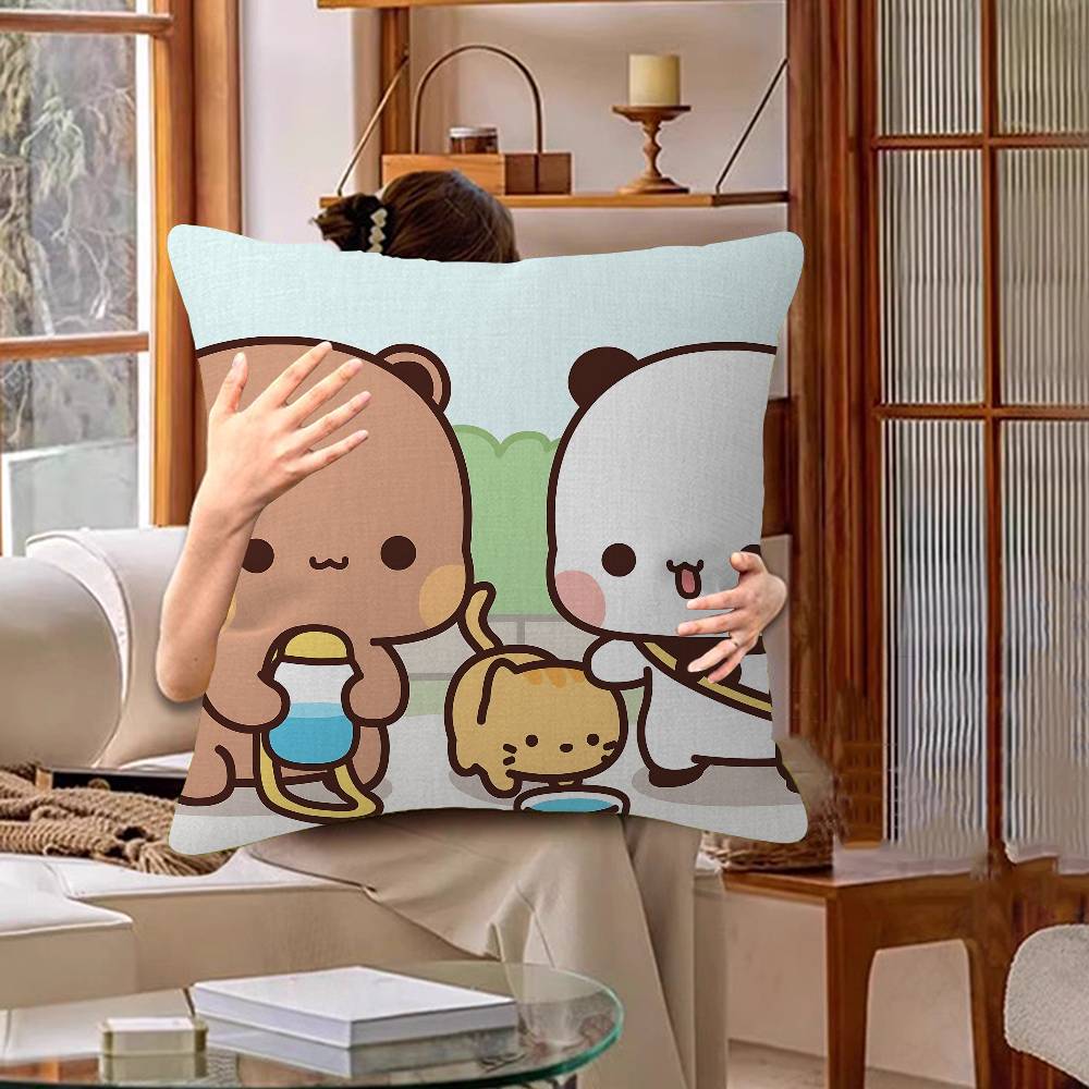 Bubu And Dudu Cute Cartoon Pillow Cushion Cover Pillowcase Living Room Sofa Home Decor