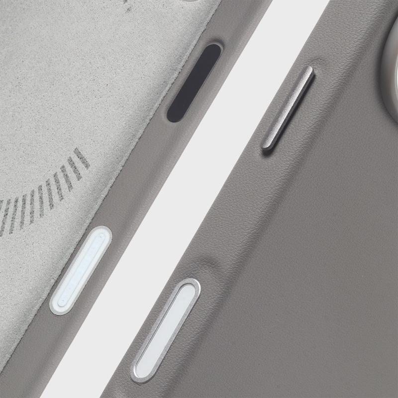 For iPhone 17 Pro Max iPhone17 Pro Case For MagSafe Magnetic Delicate PU Leather Skin Feel Cover Built In Velvet Protection