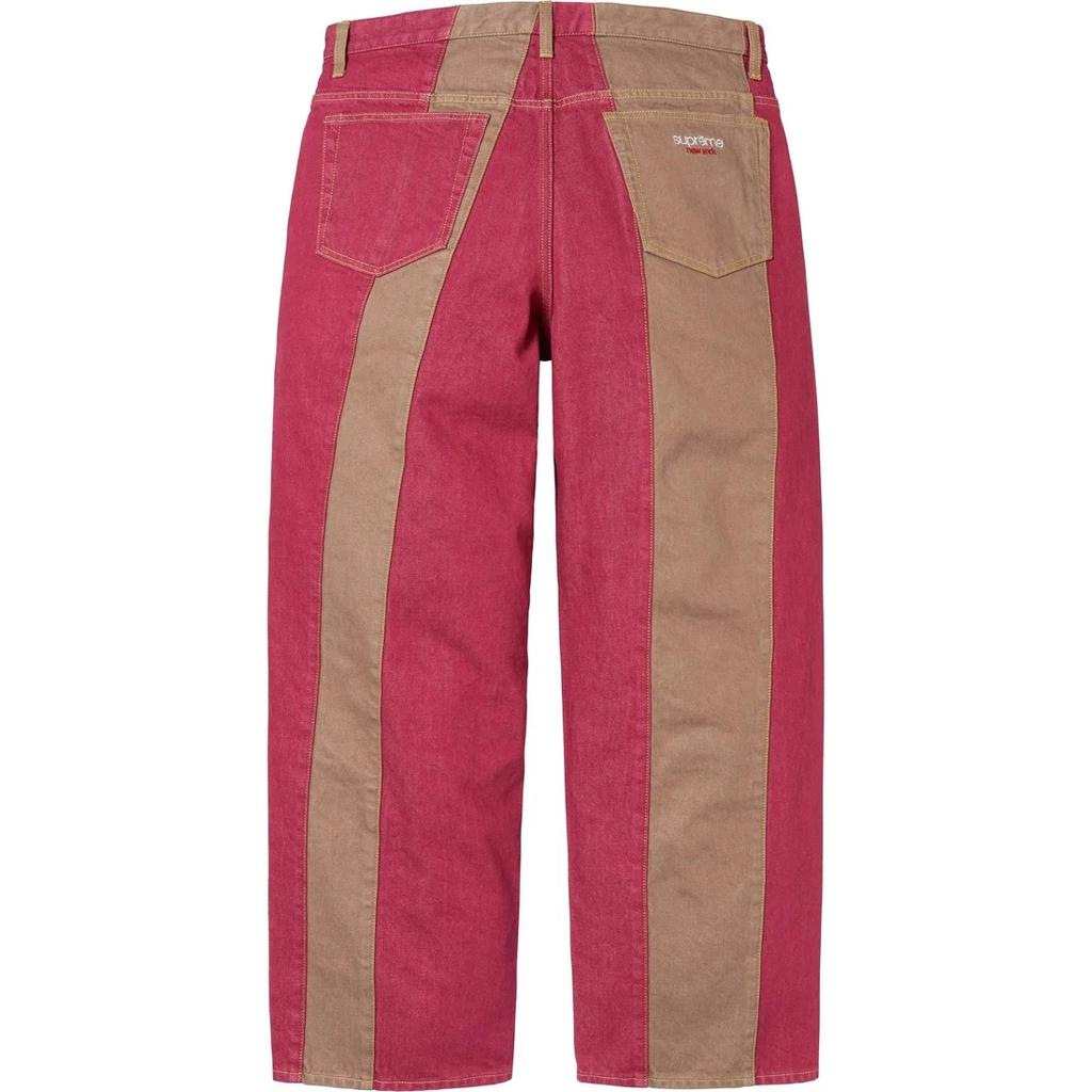 Supreme Paneled Stripe Baggy Jean Unisex SUP-SS25-200