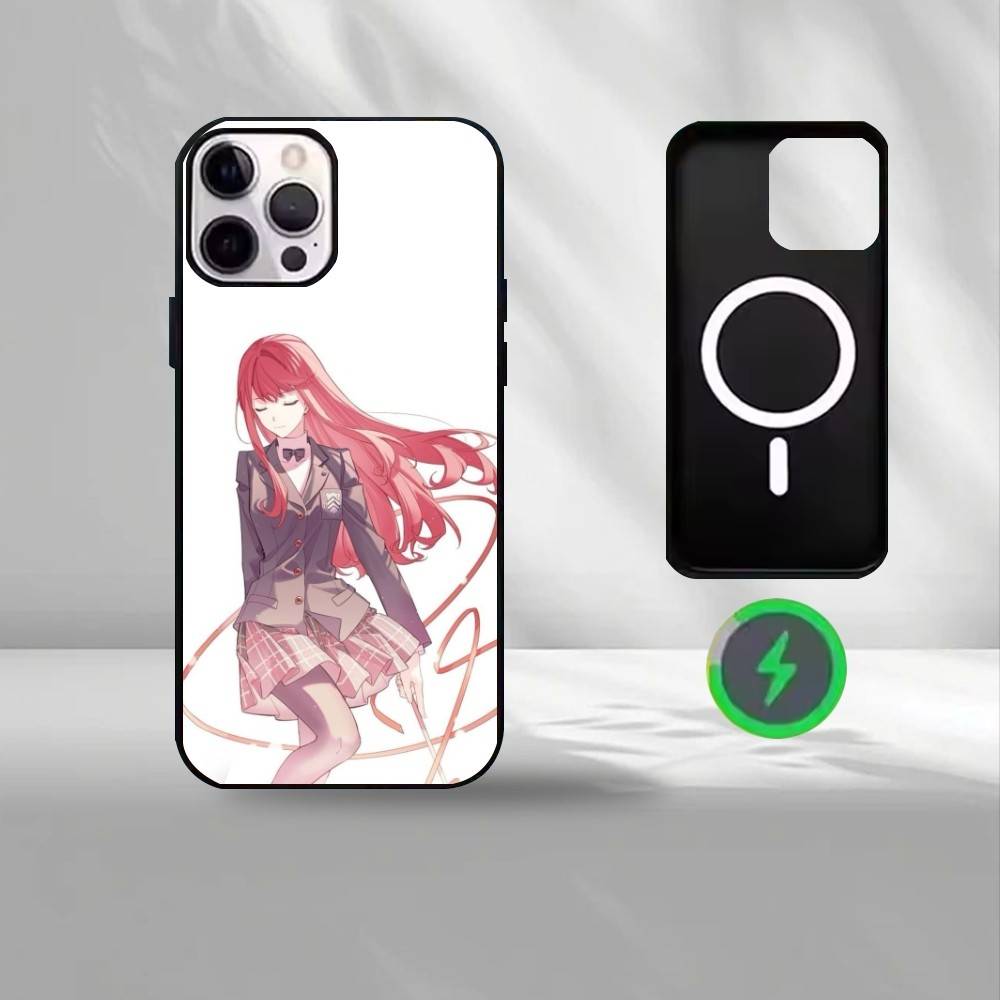 Kasumi Persona Yoshizawa 5 Phone Case For iPhone17,16,15,14,13,12,11 Plus,For Magnetic Wireless Charge Cover