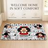 Cute Cartoon M-Mafalda Floor Mat Cozy Minimalist Flannel Area Rug Anti-Slip Washable Bedroom Living Room Decor
