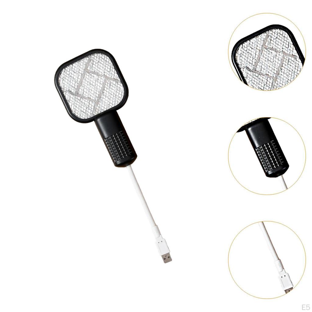 Handheld Folding Swatter Fly Electric Mosquito Killer For Patio Home Outdoor