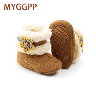 MYGGPP/зимние сапоги для детей 0–1 года, хлопковые сапоги, детская обувь, обувь для малышей на мягкой подошве, теплые ботинки, детские сапоги на мягкой подошве