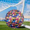 Dog Paw Heroes Size 5 Soccer Balls, Anti-Slip, Protective Football, Outdoor Sport, Practice Games, Birthdays Gift Suitable for fan