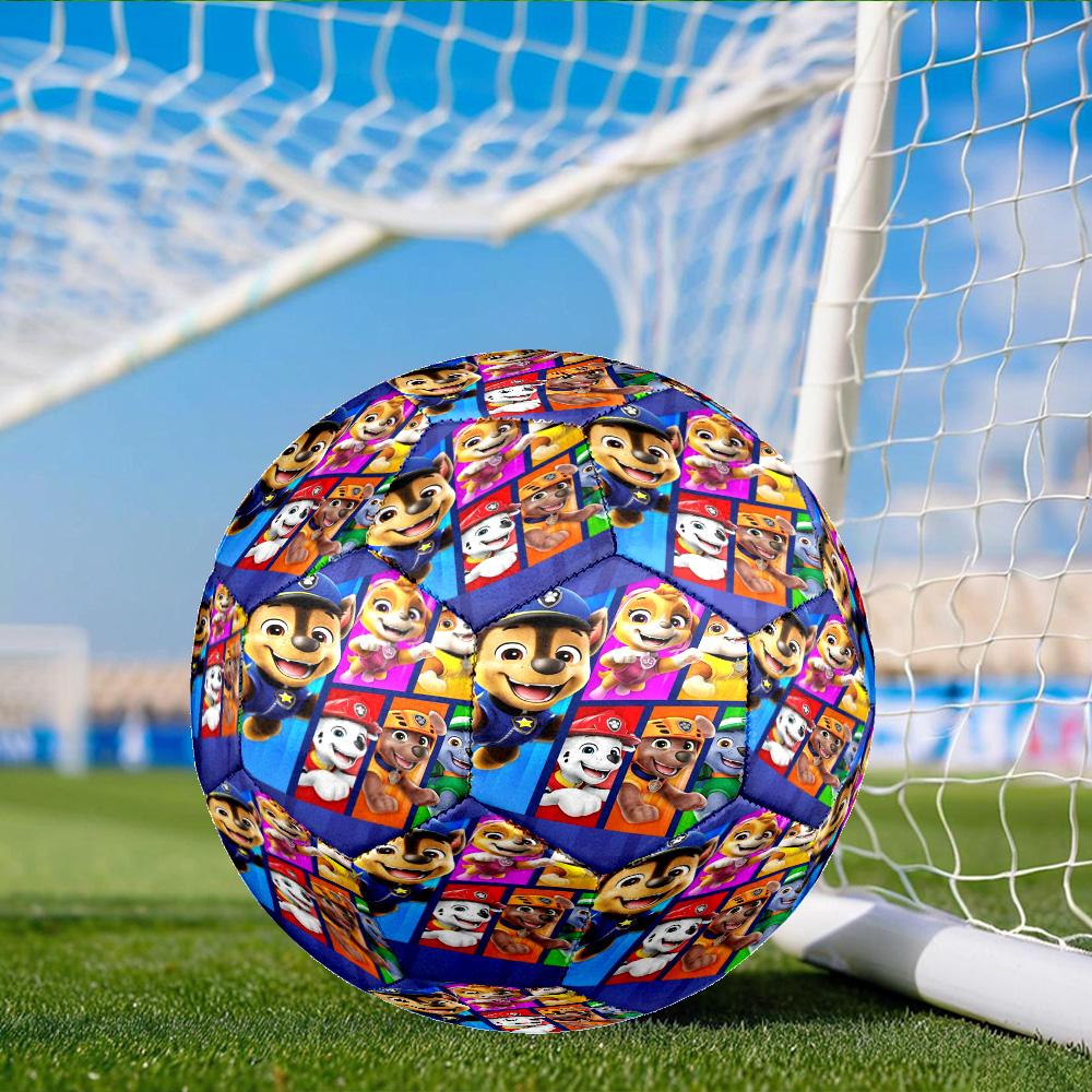 Dog Paw Heroes Size 5 Soccer Balls, Anti-Slip, Protective Football, Outdoor Sport, Practice Games, Birthdays Gift Suitable for fan