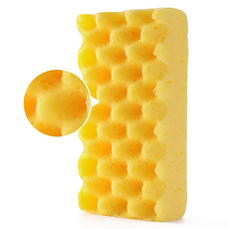 Большие губки для мытья автомобиля, впитывающий аппликатор для шин, устойчивый к царапинам, портативная губка для колес для ванной комнаты, мотоцикла